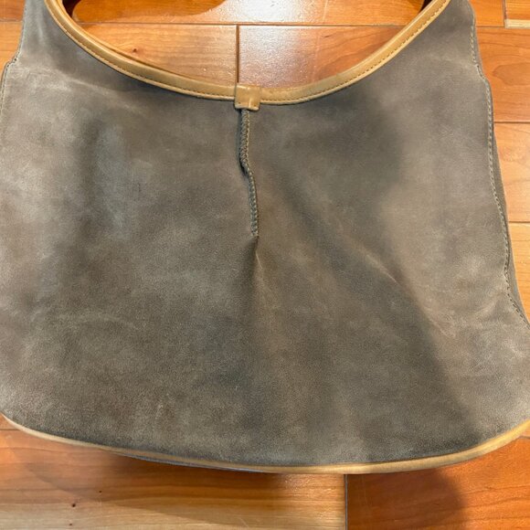 UGG Super Long Overland Hobo Brown Suede Sling Crossbody Bag - Picture 5 of 12